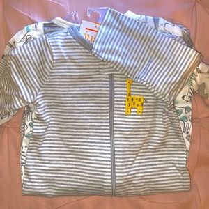 CARTERS 3M BABY COVERALLS / BODYSUIT 2 WAY ZIPPER